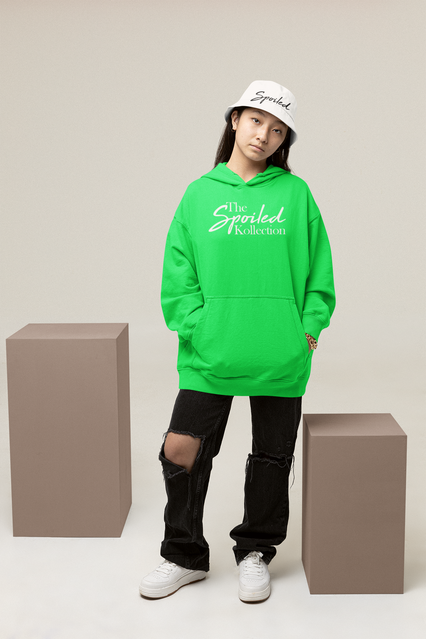 The Spoiled Kollection Combo Set: Premium Hoodie & Bucket Hat